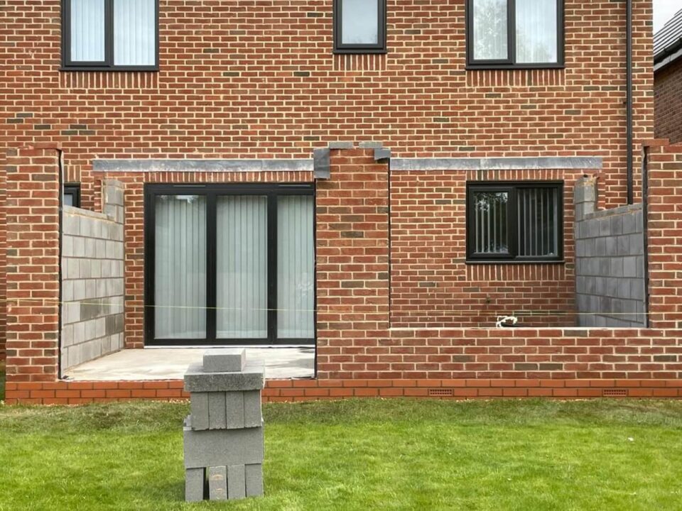 Semi completed rear extension