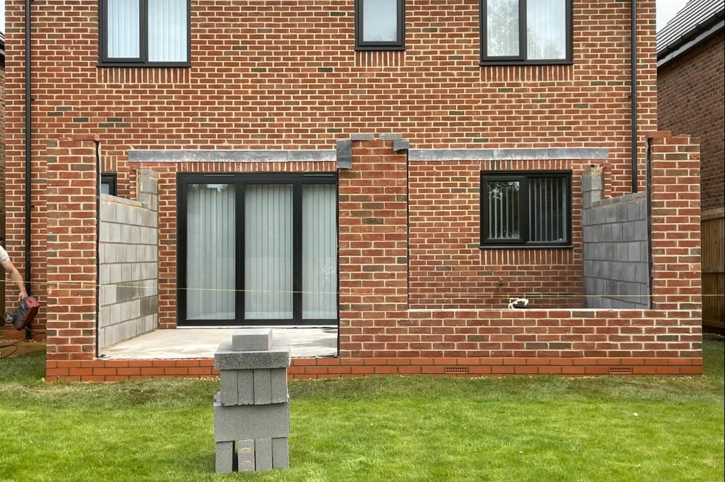 Semi completed rear extension